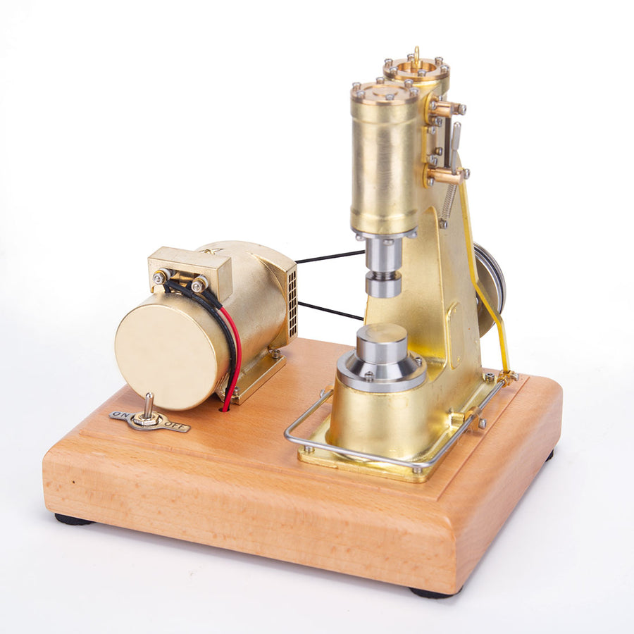 Stirlingkit Miniature Blacksmith Air Power Hammer Model for Forging Machine Operator Collection