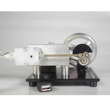 Stirlingkit Miniature Horizontal Single Cylinder Steam Engine Generator Model Kits, view 3