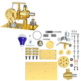 Miniature Metal Engine Model Kits for Beginner - Build Your First Engine Stirlingkit Must-have, view 4