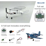Stirlingkit MinimumRC Butterfly V1 3CH RC Ultralight Monoplane Mini Fixed-Wing Aircraft Model Toy, view 5