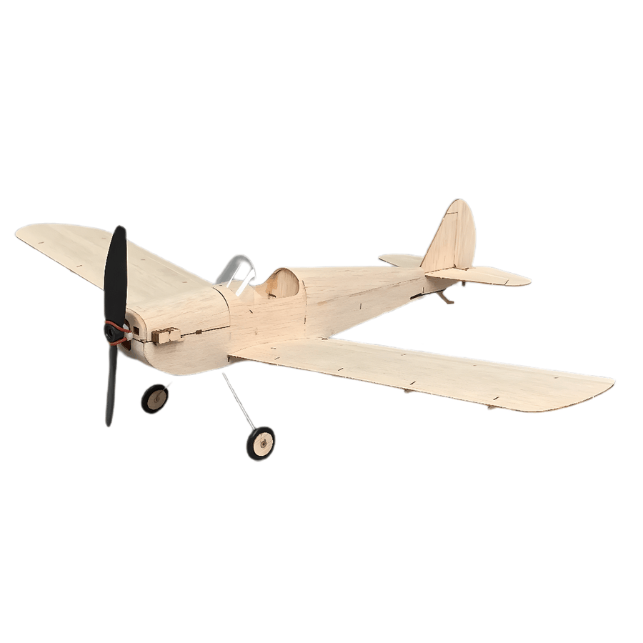 Stirlingkit MinimumRC RC 4CH Balsa Wood Monoplane Mini Fixed-Wing Aircraft Model - Spacewalker