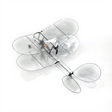 Stirlingkit MinimumRC Shrimp V2 Mini Fixed-Wing Aircraft RC 3CH Ultralight Biplane Model Toy, view 6