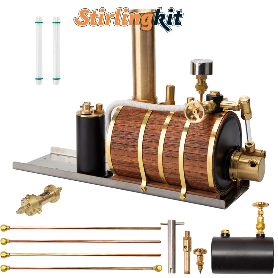 Stirlingkit Model Steam Boiler kit 200ml for Steam Engines Model Steam Boats