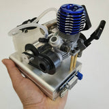 Stirlingkit Modified Level 15 Two Strokes 12V Methanol Nitro Powered Engine Generator Model (5V 1.5A USB Charging), view 2
