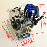 Stirlingkit Modified Level 15 Two Strokes 12V Methanol Nitro Powered Engine Generator Model (5V 1.5A USB Charging), view 5