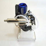 Stirlingkit Modified Level 15 Two Strokes 12V Methanol Nitro Powered Engine Generator Model (5V 1.5A USB Charging), view 6