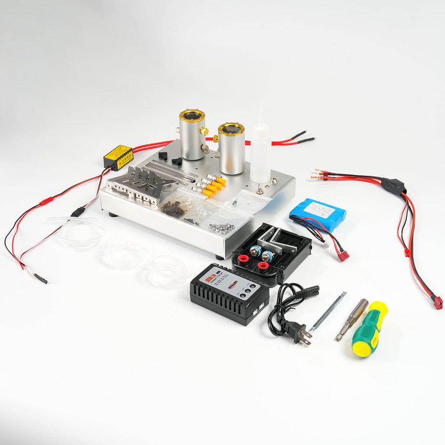 Stirlingkit Modified One-Key-Start Starter Ignition Full Set with Base for TOYAN FS-L400BGC Engine Models