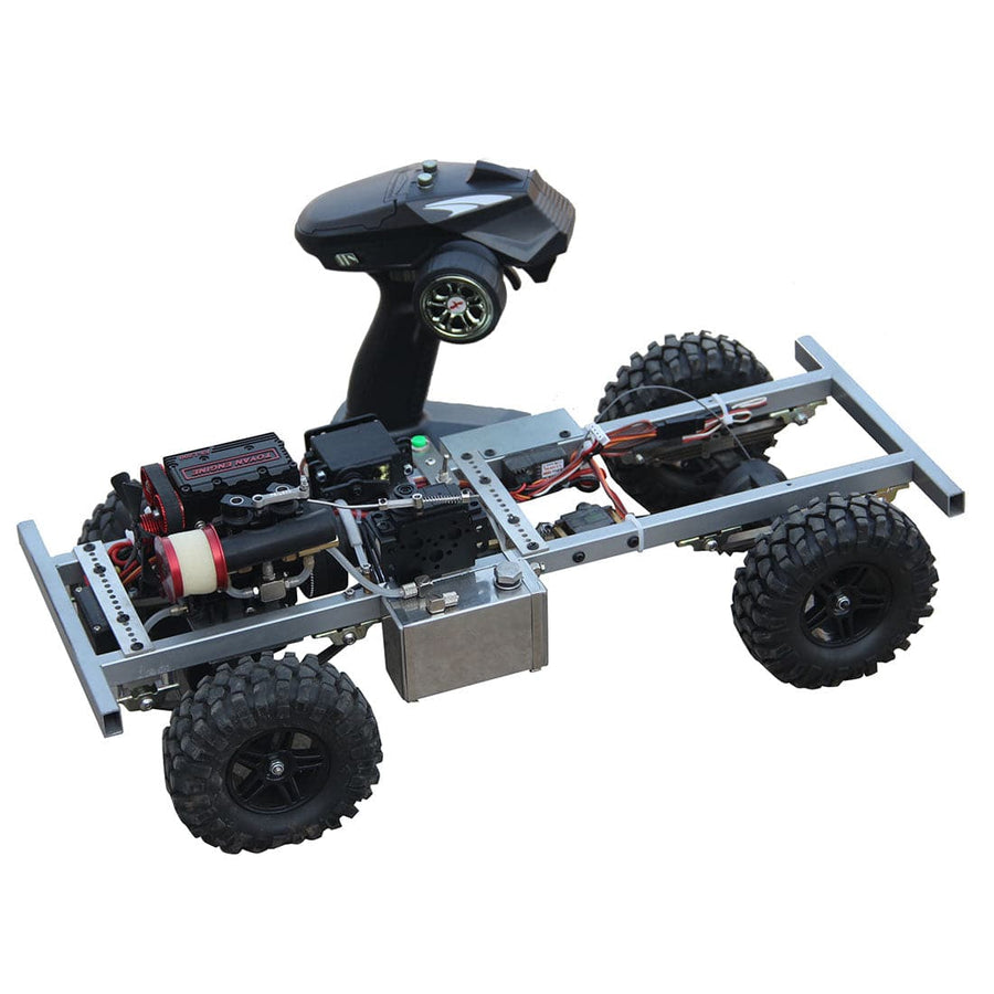 Stirlingkit Modified Toyan FS-L200 1/10 2.4G 4CH Nitro Offroad Crawler Vehicle RC Car without Car Shell- RTR Version