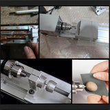 Stirlingkit Multifunctional Electric Mini Desktop Lathe for Model Engine Machining Tools, view 6