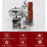 Stirlingkit Multifunctional Homemade Mini Belt Sander for Engine Machine DIY Tools, view 3