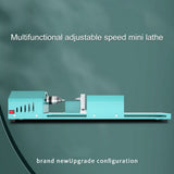 Stirlingkit Multifunctional Mini Metal Lathe with Single Motor for Model Engine 4000-9000rpm, view 3