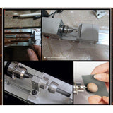Stirlingkit Multifunctional Mini Metal Lathe with Single Motor for Model Engine 4000-9000rpm, view 6