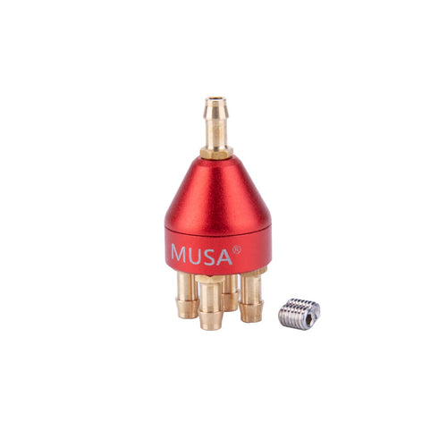 Stirlingkit MUSA 4-in-1 Oil Distributor with Filter Screen for Multi-Cylinder Nitro/Gasoline Engine Models