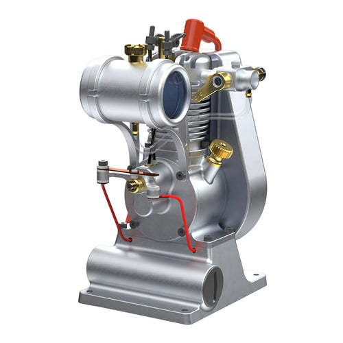 Stirlingkit MUSA F1-2.7cc Mini Single-Cylinder 4-Cycle OHV Gas Stationary Engine 4 Stroke Air-cooled Engine Model