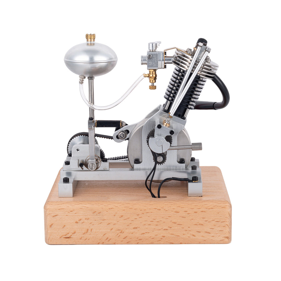 Stirlingkit MUSA Hoglet V1 Single-Cylinder 4-Stroke Kickstart Mini Gas Motorcycle Engine Model RTR Version Biker Gift