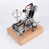 Stirlingkit MUSA Hoglet V1 Single-Cylinder 4-Stroke Kickstart Mini Gas Motorcycle Engine Model RTR Version Biker Gift, view 4