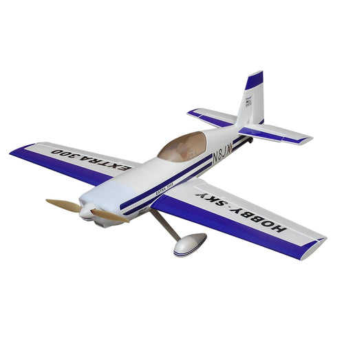 Stirlingkit N8JX 1200mm RC Airplane Aerobatic Aircraft Stunt Plane Wingspan Model Plug-N-Play  PNP (Blue & White)