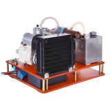 Stirlingkit NIKKO Single Cylinder 2-stroke Gasoline Engine with Water Cooling Radiator, view 6