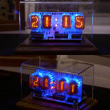 Stirlingkit Nostalgic Nixie Tube Clock IN-12 Retro Electronic Clock, view 6