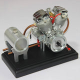 Stirlingkit Oil Tank and Bracket for CISON FG-VT9 9cc V-twin V2 Engine, view 2