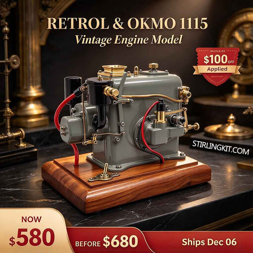 Stirlingkit OKMO 1115 Gas Miniature Internal Combustion Engine Model