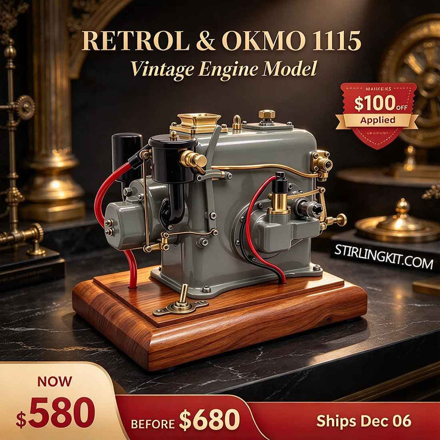 Stirlingkit OKMO 1115 Gas Miniature Internal Combustion Engine Model