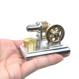 Stirlingkit OKMO J06F α-Type Opposed Stirling Hot Air Engine Mini Pocket Size Engine Model STEM, view 6