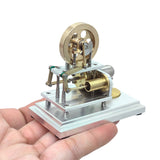 Stirlingkit OKMO J06G α-Type Horizontal Opposed Hot Air Stirling Engine Model Super Mini STEM Science Toy, view 3