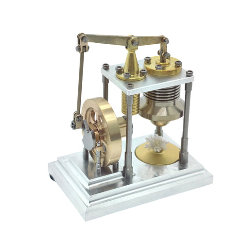 Stirlingkit OKMO Super Mini γ-Type Vertical Balance Hot Air Stirling Engine Model STEM Toy J06D