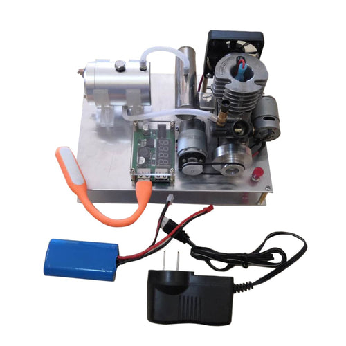 Stirlingkit One Key Electric Start Single Cylinder 2 Stroke Air-cooled Methanol Engine Generator