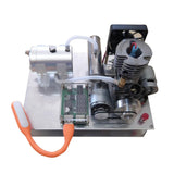 Stirlingkit One Key Electric Start Single Cylinder 2 Stroke Air-cooled Methanol Engine Generator, view 3