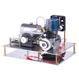 Stirlingkit One-key Electric Start VX 18 Single Cylinder 2 Stroke Air-cooled Methanol Engine Generator 12V Upgrade Set, view 4