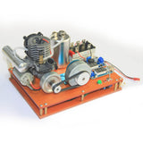 Stirlingkit One-key-start Modified 15-level Methanol Generator Set DC 12V Output, view 4