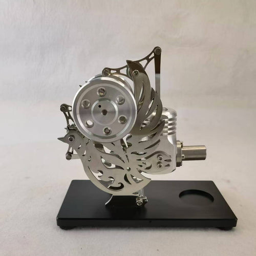 Stirlingkit Phoenix-shape Single Cylinder Hot Air Stirling Engine Model