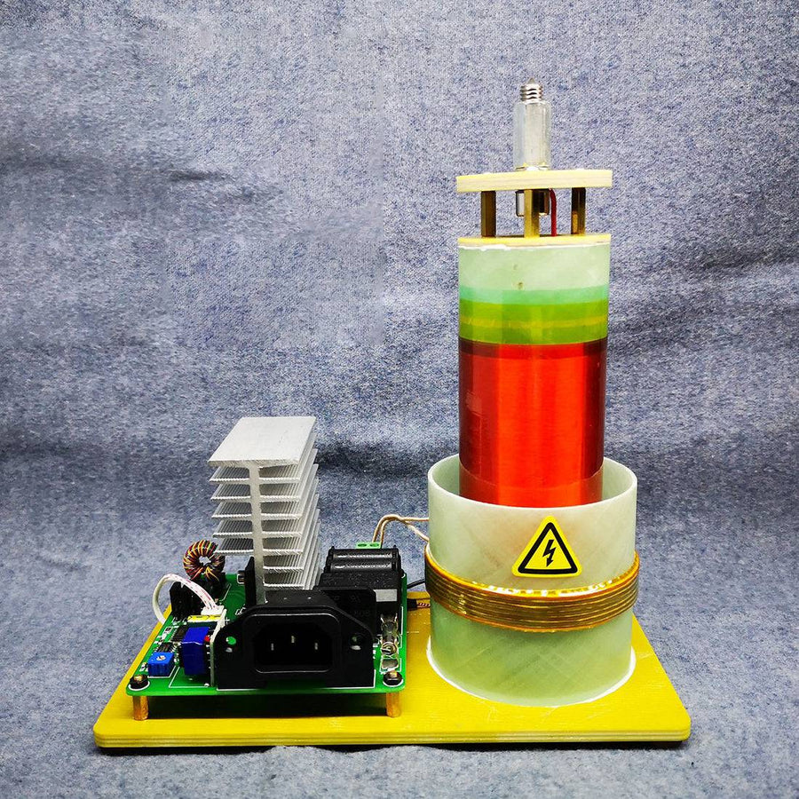 Stirlingkit PLLSSTC Tesla Coil Plasma 5-8cm Arc Maker 710KHZ with PCB Board Technical Toys