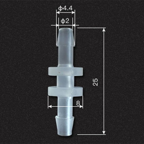 Stirlingkit PP Straight Tube Connector for Peristaltic Pump Pipe - Transparent