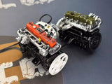 Stirlingkit Pre-painted model L4 Car Engine kits With Turbocharger 1/20th Scale for Scale Modelers, view 4