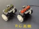 Stirlingkit Pre-painted model L4 Car Engine kits With Turbocharger 1/20th Scale for Scale Modelers, view 5