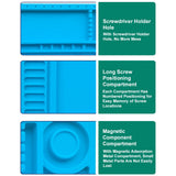 Stirlingkit Premium High-Temperature Silicone Work Mat Tool for DIY Engine Model, Circuit Sculpture, view 5