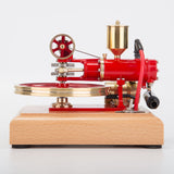 Stirlingkit R18 Gas-powered Red 3-wheel Motor World 1st Car Engine Three Wheeler IC Engine Model, view 2
