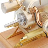 Stirlingkit R90S Gasoline Flat-twin Four-stroke Miniature Motorcycle Engine Model 3.2cc ICE Engine, view 6