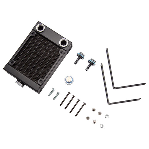Stirlingkit Radiator Tank Water Outlet Assembly with Bracket Kit for CISON L4 & Cison V8-440 Engine Models