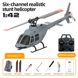 Stirlingkit RC ERA A60 BELL 206 Mini Optical Flow RC Helicopter Model for Beginner RTF 90-Class 2.4G 4CH 1/42, view 2