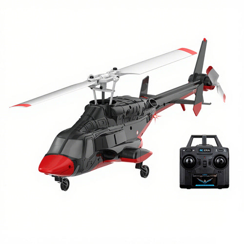 Stirlingkit RC ERA A61 Micro RC Airwolf Helicopter 1/53 Scale Gyro with Optical Flow Altitude Hold RTF