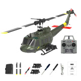 Stirlingkit RC ERA C032 UH-1 Huey RTF 2.4G 6CH Flybarless 1/48 RC Helicopter Model for Beginner, view 3