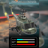 Stirlingkit RC ERA C032 UH-1 Huey RTF 2.4G 6CH Flybarless 1/48 RC Helicopter Model for Beginner, view 5