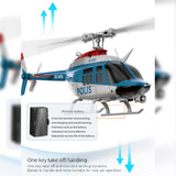Stirlingkit RC ERA C138 PRO Bell 206 Jet Ranger 2.4G 6CH 1/33 Scale RC Helicopter Model RTF, view 3