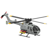Stirlingkit RC ERA C186S 6CH RC BO-105 Helicopter 1/48 Micro Scale 2.4G Military RC Plane with Optical Flow Positioning, view 5