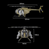 Stirlingkit RC ERA C189S MD500 Round Head Little Bird RC Helicopter with Optical Flow Positioning RTF, view 5