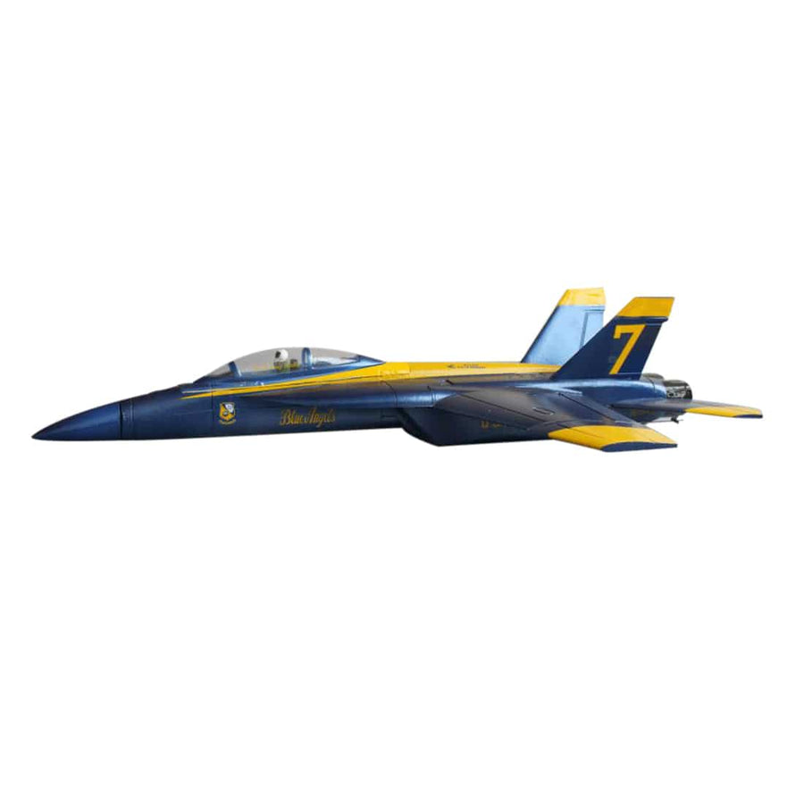 Stirlingkit RC Fighter Jet Aircraft EPO 475mm Wingspan for Beginner Easy to Fly RTF- Blue